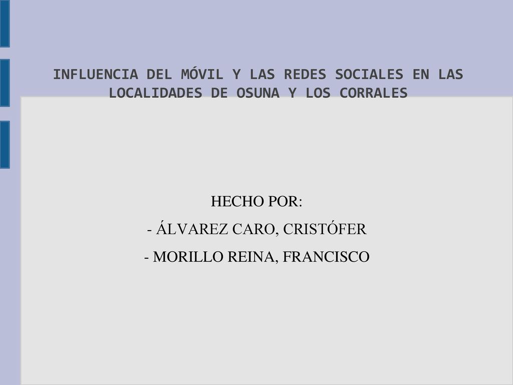 HECHO POR: - ÁLVAREZ CARO, CRISTÓFER - MORILLO REINA, FRANCISCO