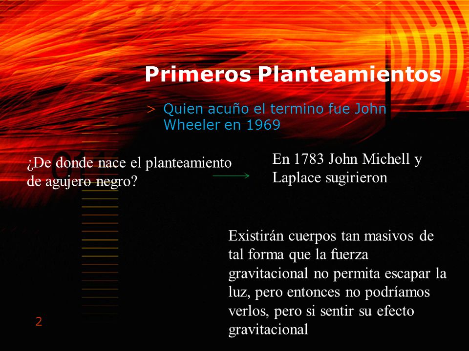 Primeros Planteamientos