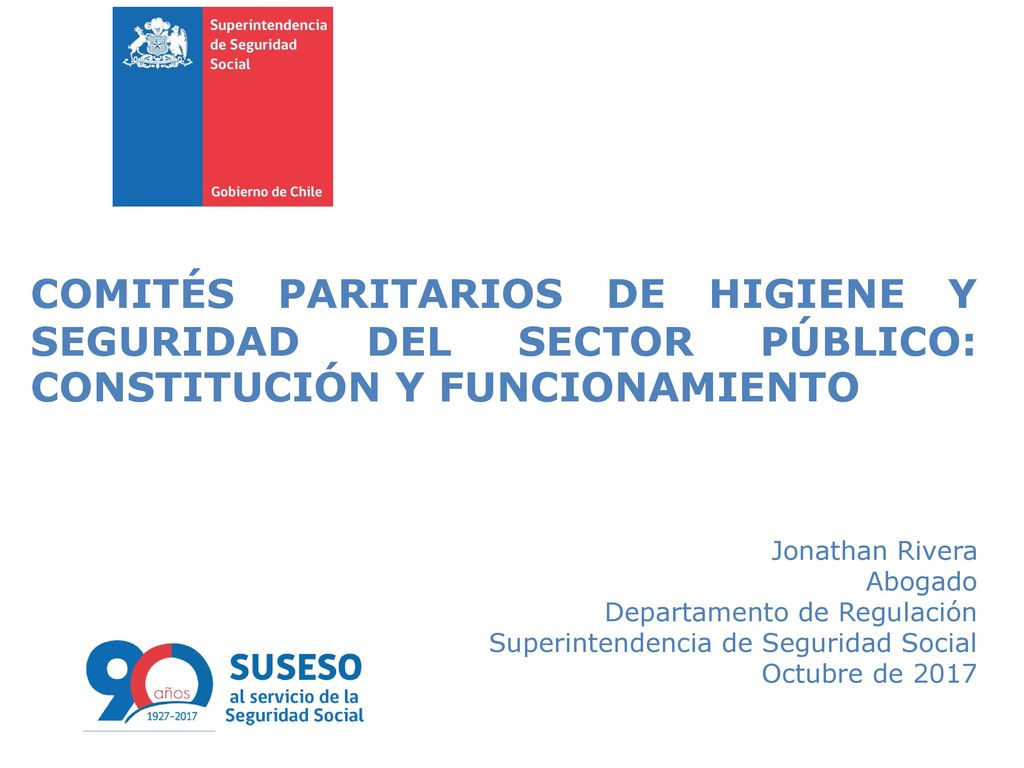 COMITÉS PARITARIOS DE HIGIENE Y SEGURIDAD DEL SECTOR PÚBLICO: CONSTITUCIÓN Y FUNCIONAMIENTO