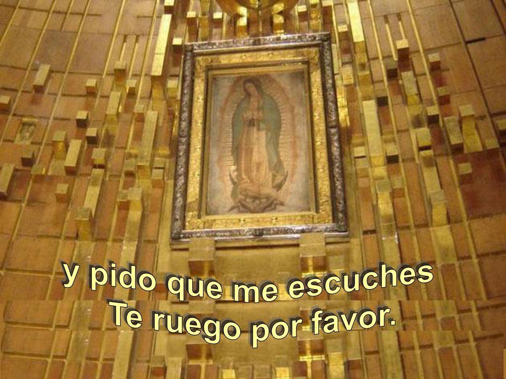 y pido que me escuches Te ruego por favor.