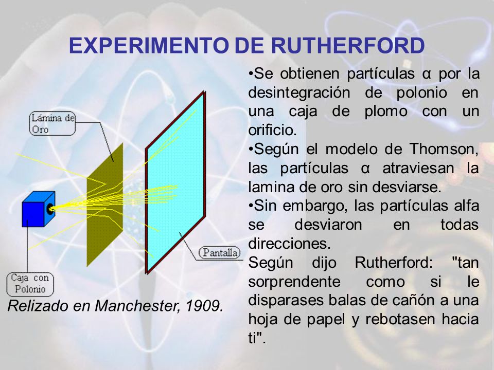 EXPERIMENTO DE RUTHERFORD