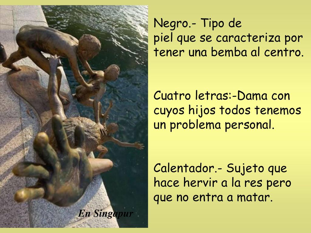 Negro. - Tipo de piel que se caracteriza por tener una bemba al centro