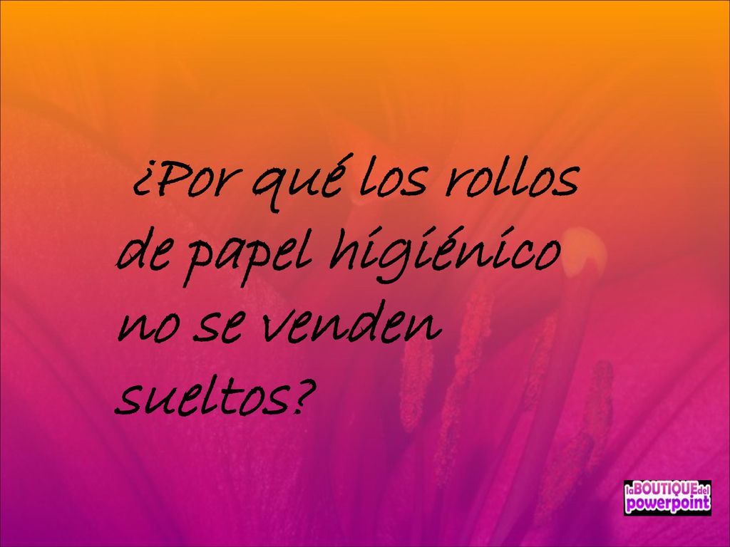 ¿Por qué los rollos de papel higiénico no se venden sueltos