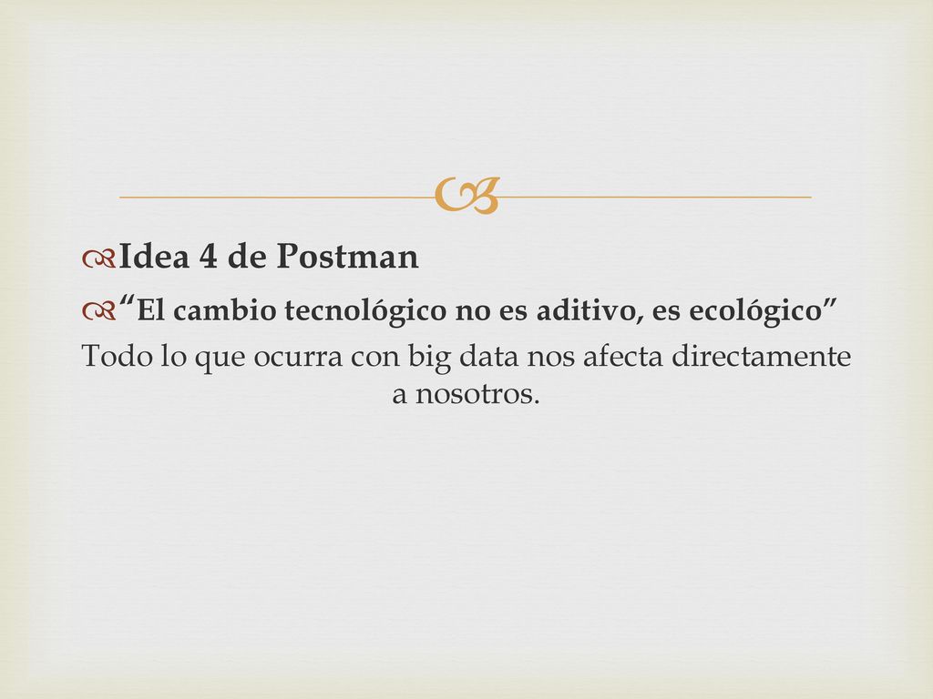 Todo lo que ocurra con big data nos afecta directamente a nosotros.