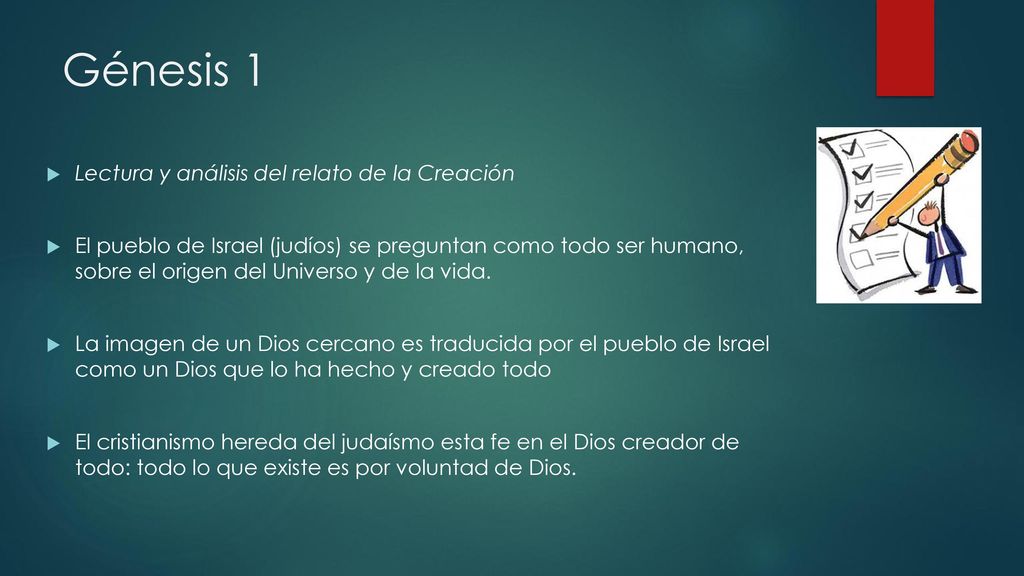 Génesis 1 Lectura y análisis del relato de la Creación