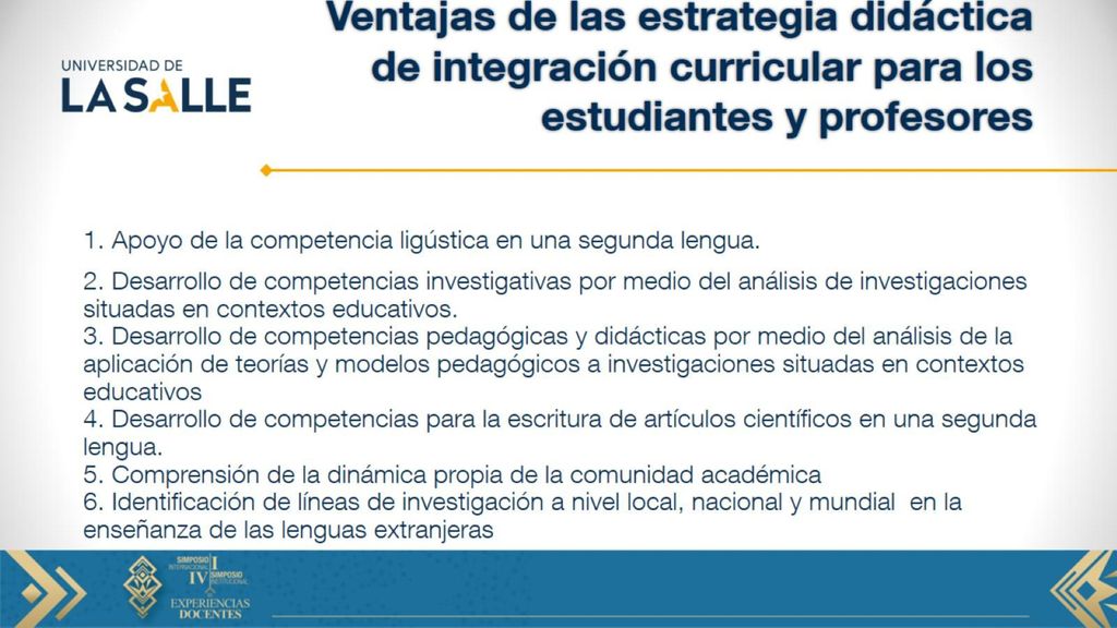Ventajas de las estrategia didáctica de integración curricular para los estudiantes y profesores