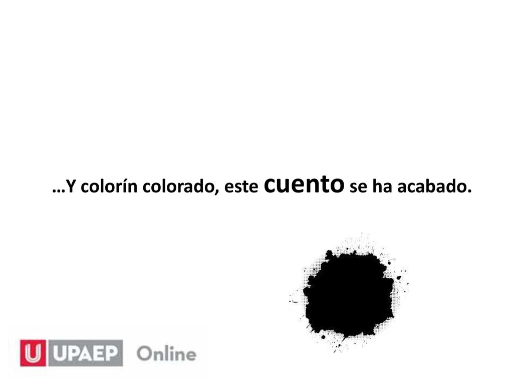 …Y colorín colorado, este cuento se ha acabado.