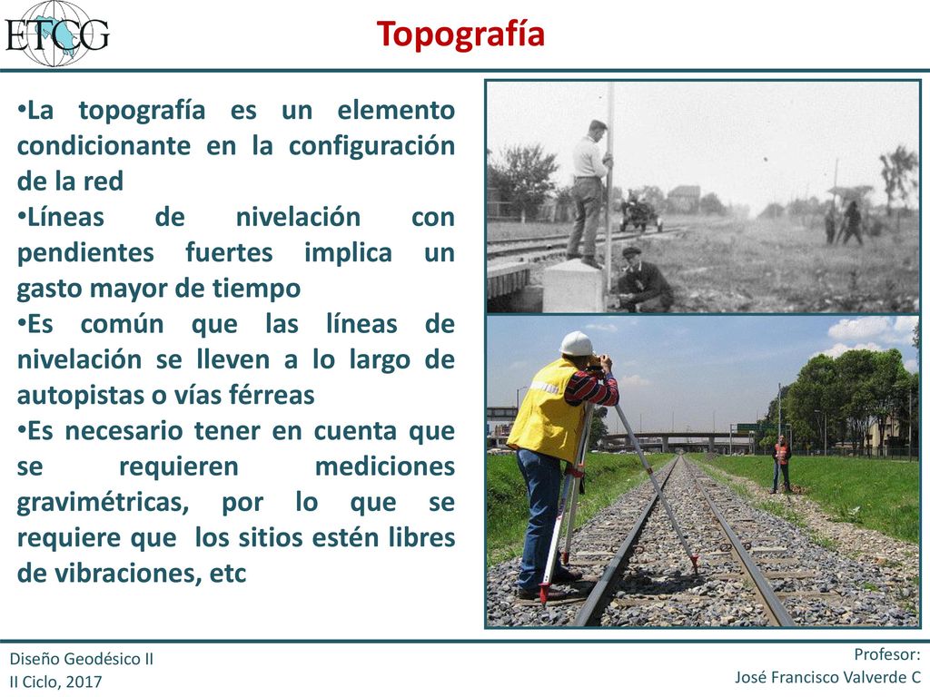Topografía La topografía es un elemento condicionante en la configuración de la red.