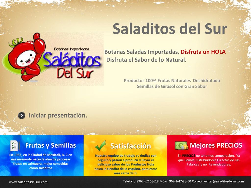Saladitos del Sur Satisfacción Frutas y Semillas Mejores PRECIOS