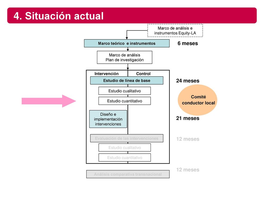 4. Situación actual 6 meses 24 meses 21 meses 12 meses 12 meses Comité