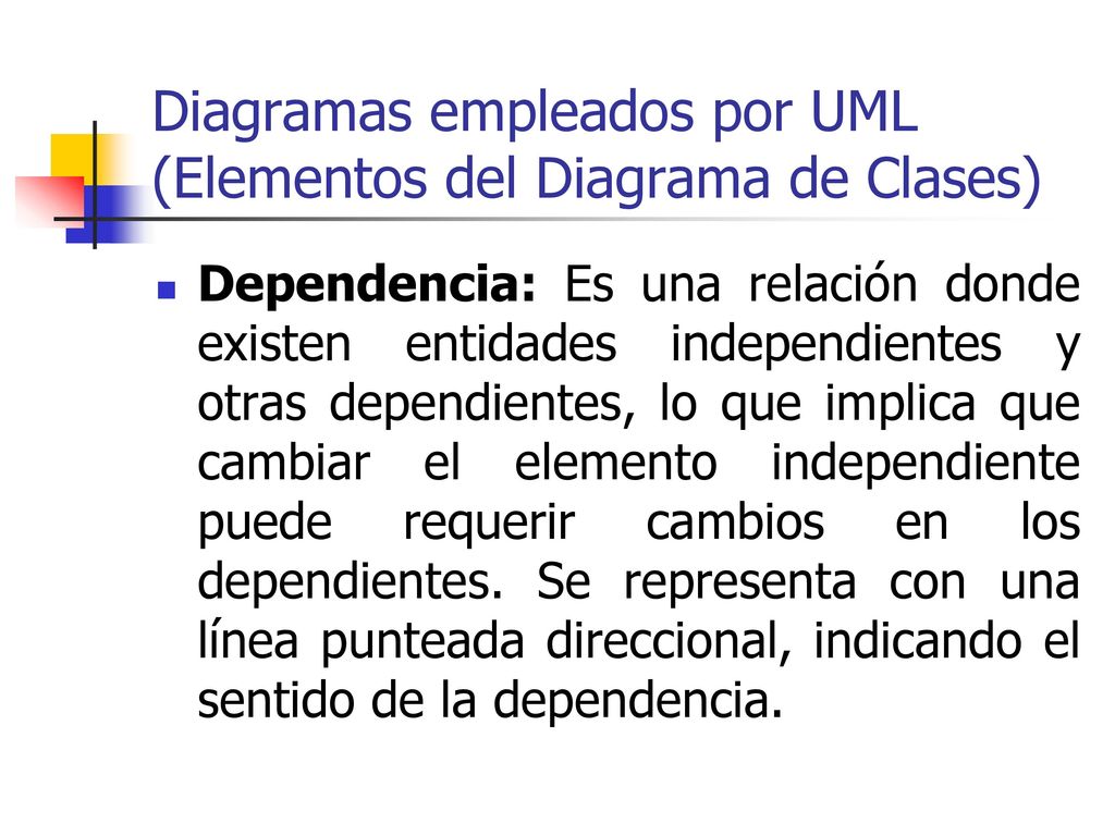 Diagramas empleados por UML (Elementos del Diagrama de Clases)