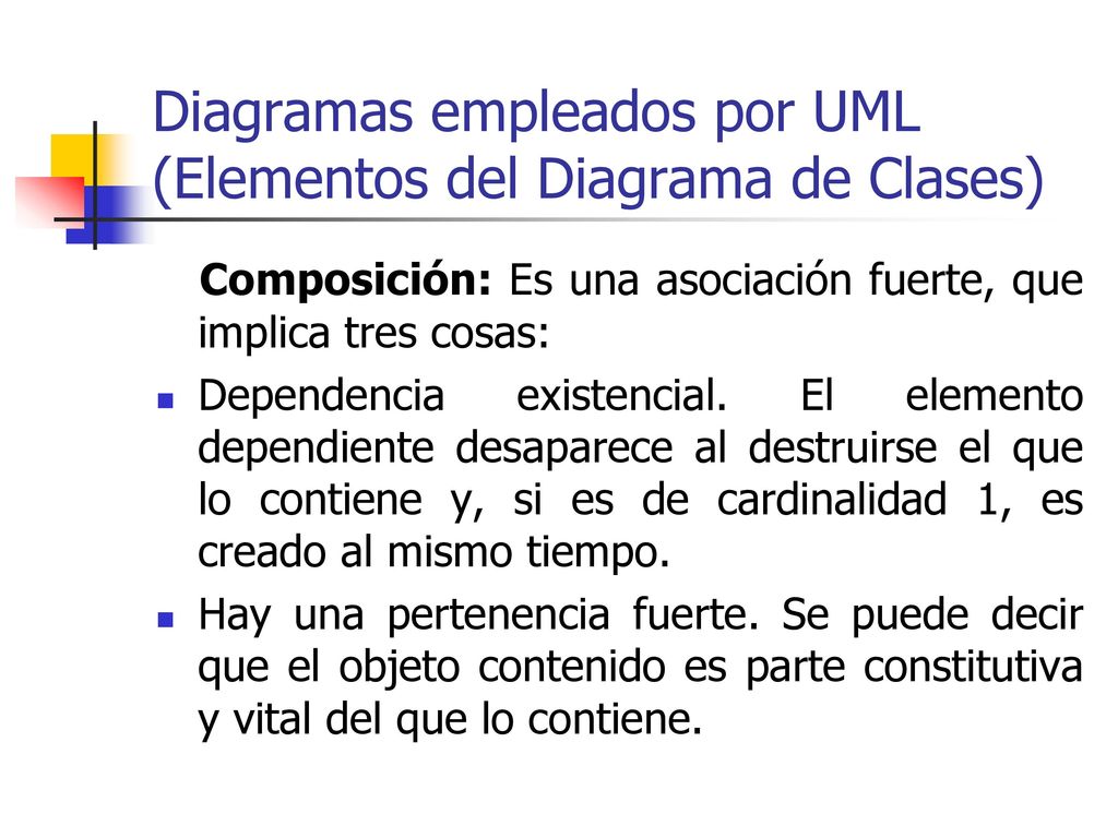 Diagramas empleados por UML (Elementos del Diagrama de Clases)