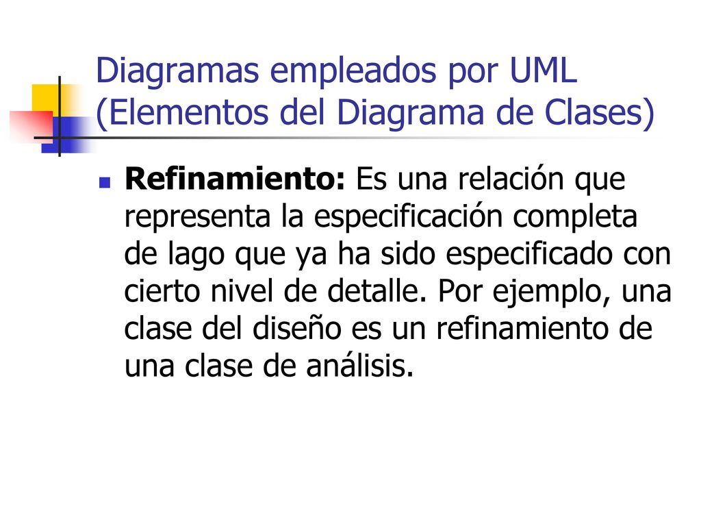 Diagramas empleados por UML (Elementos del Diagrama de Clases)