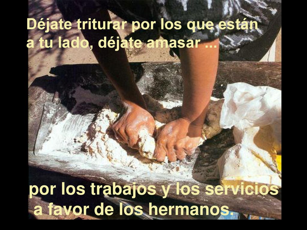 por los trabajos y los servicios a favor de los hermanos.