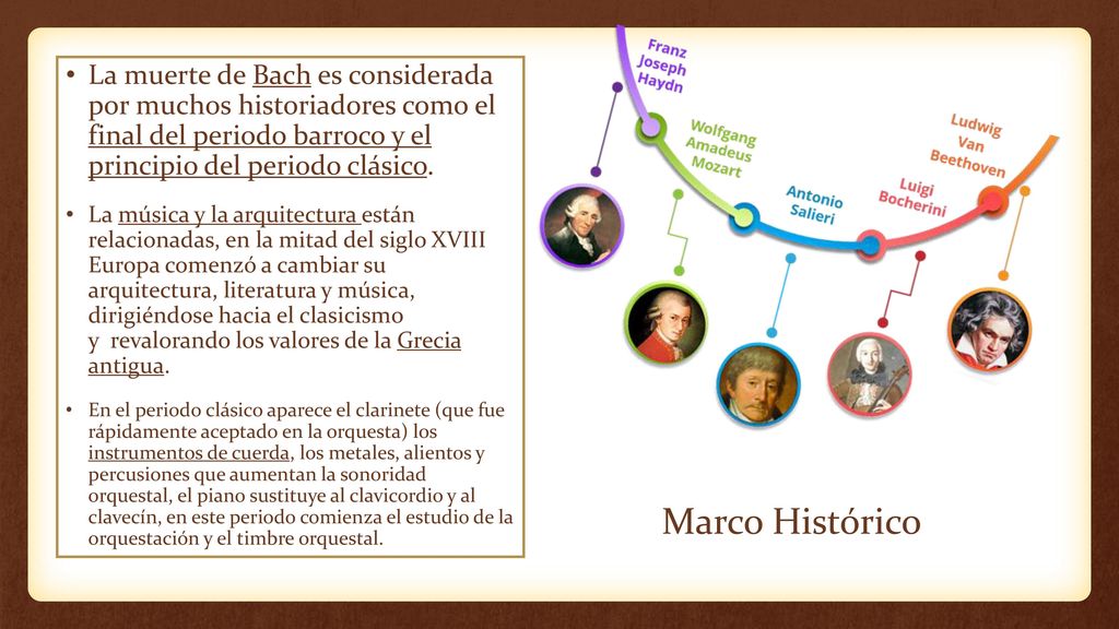 La muerte de Bach es considerada por muchos historiadores como el final del periodo barroco y el principio del periodo clásico.