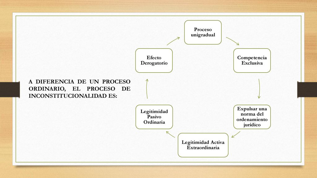 Proceso unigradual Competencia Exclusiva. Expulsar una norma del ordenamiento jurídico. Legitimidad Activa Extraordinaria.