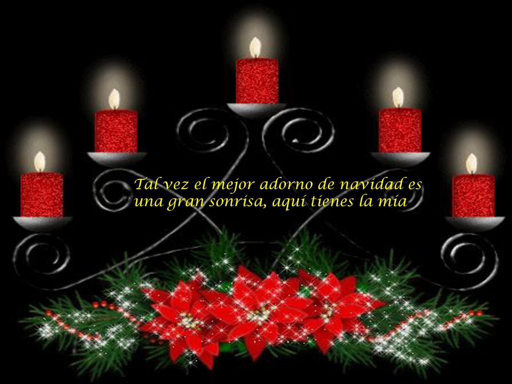 Tal vez el mejor adorno de navidad es una gran sonrisa, aquí tienes la mía