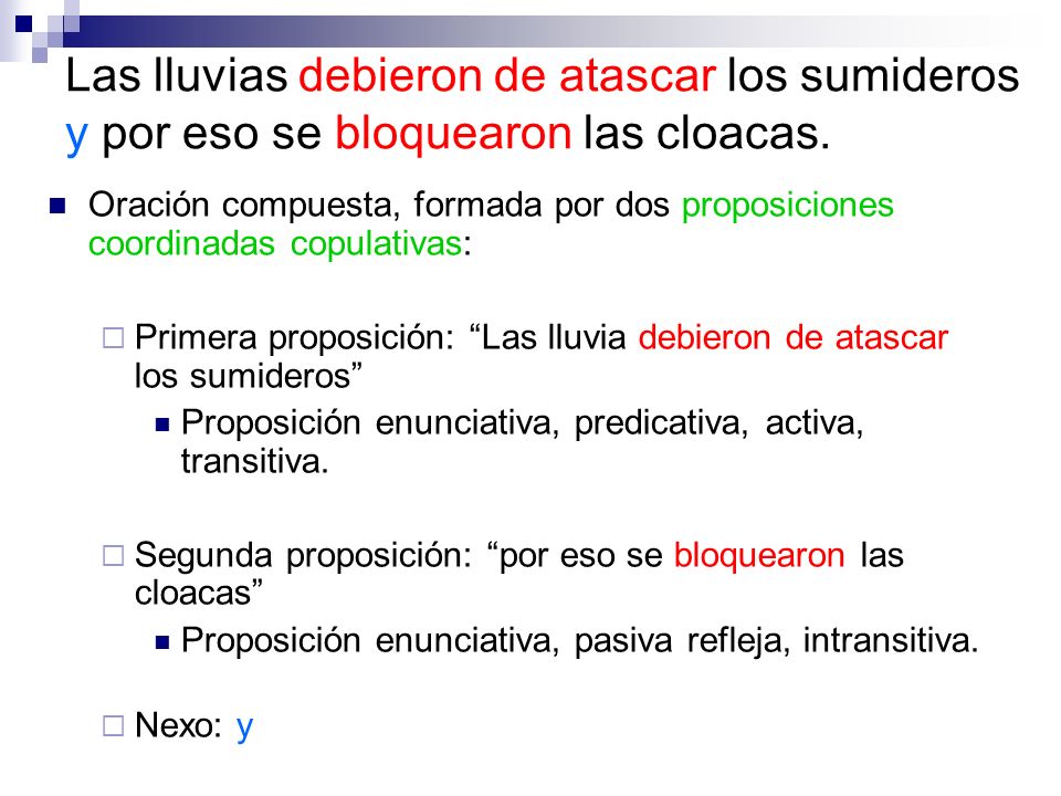 Las lluvias debieron de atascar los sumideros y por eso se bloquearon las cloacas.