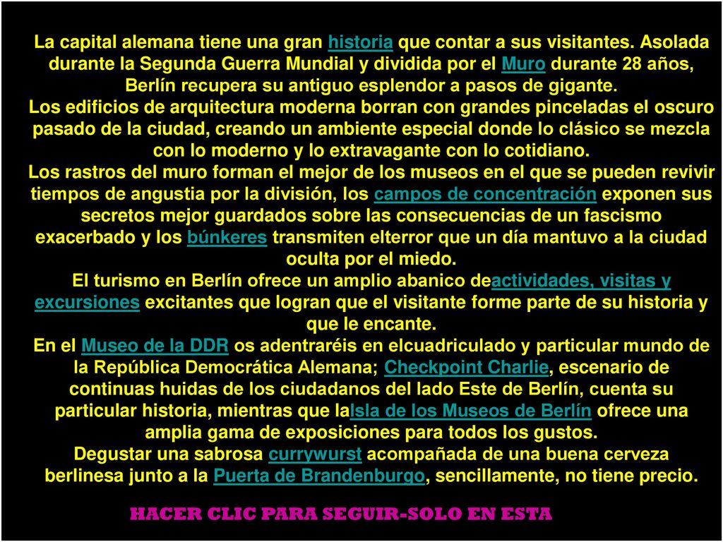 La capital alemana tiene una gran historia que contar a sus visitantes