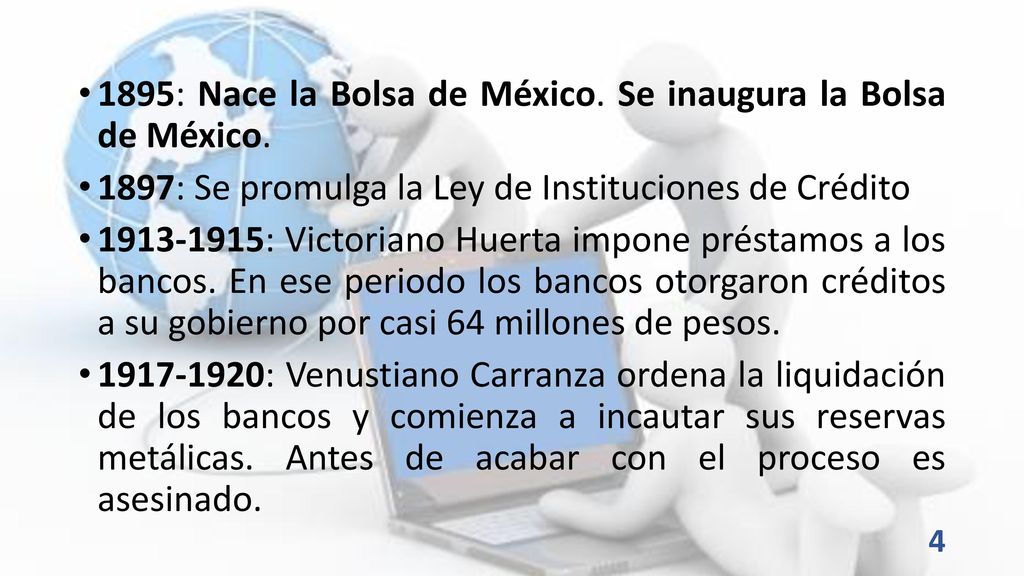 1895: Nace la Bolsa de México. Se inaugura la Bolsa de México.