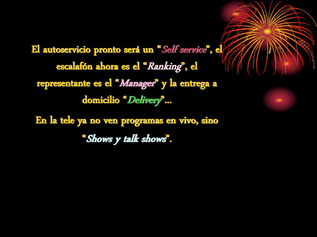 En la tele ya no ven programas en vivo, sino Shows y talk shows .