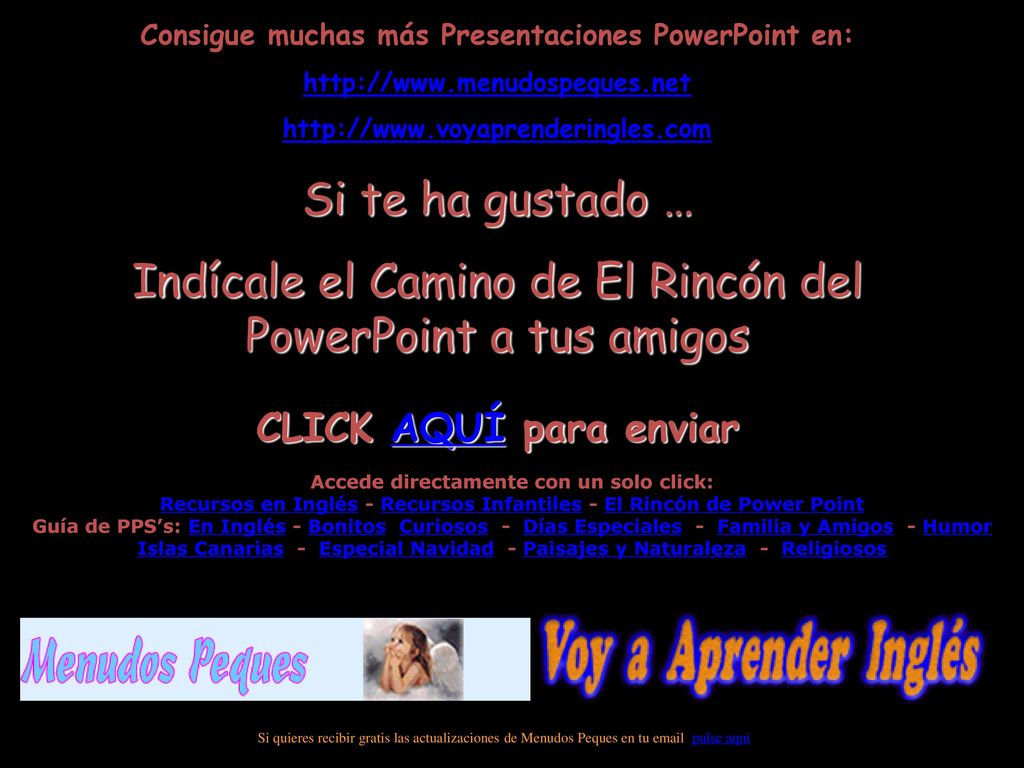 Indícale el Camino de El Rincón del PowerPoint a tus amigos