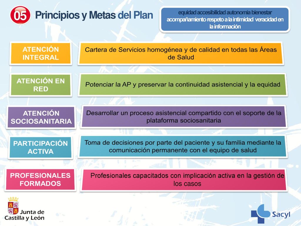 05 Principios y Metas del Plan ATENCIÓN INTEGRAL ATENCIÓN EN RED