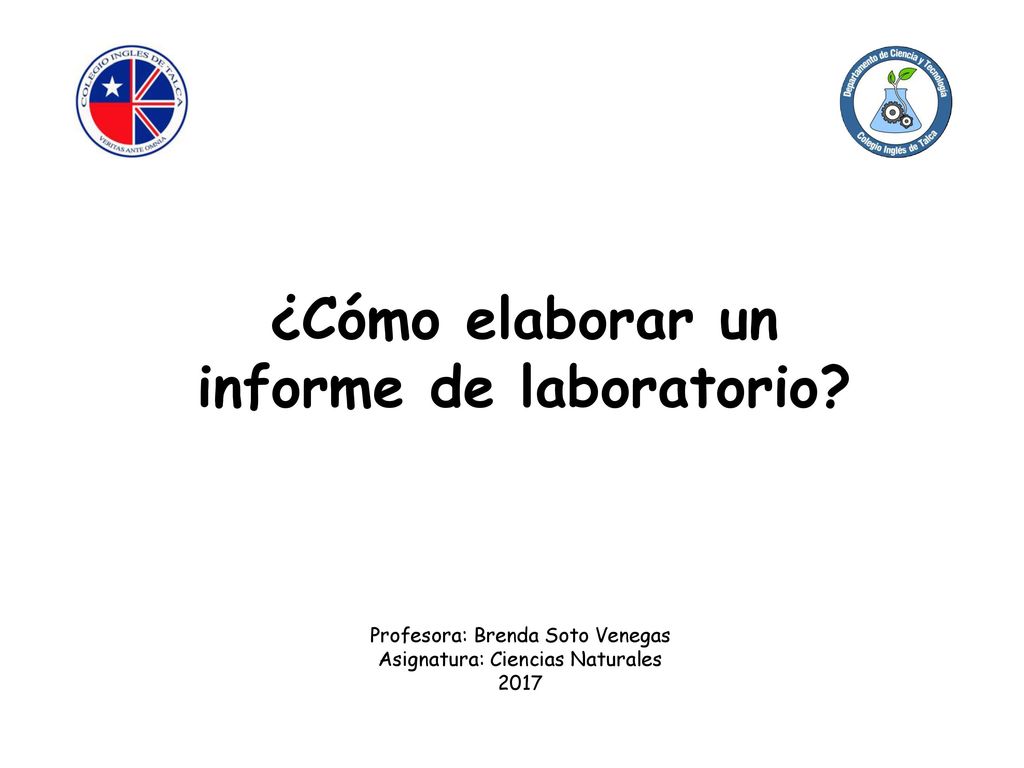 ¿Cómo elaborar un informe de laboratorio