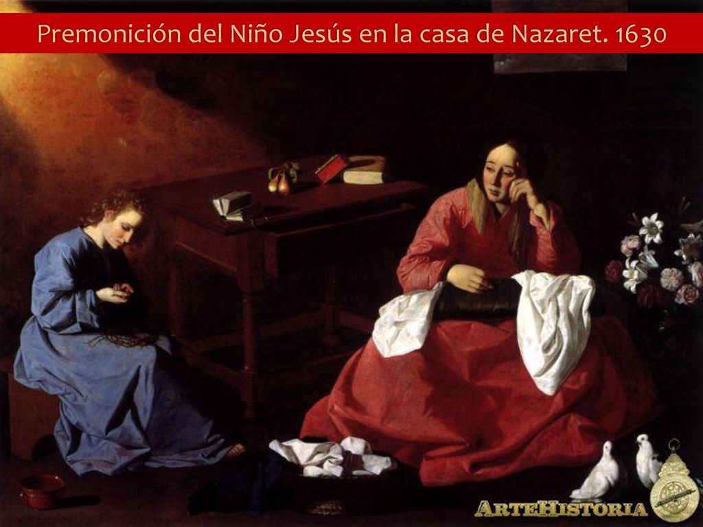 Premonición del Niño Jesús en la casa de Nazaret. 1630