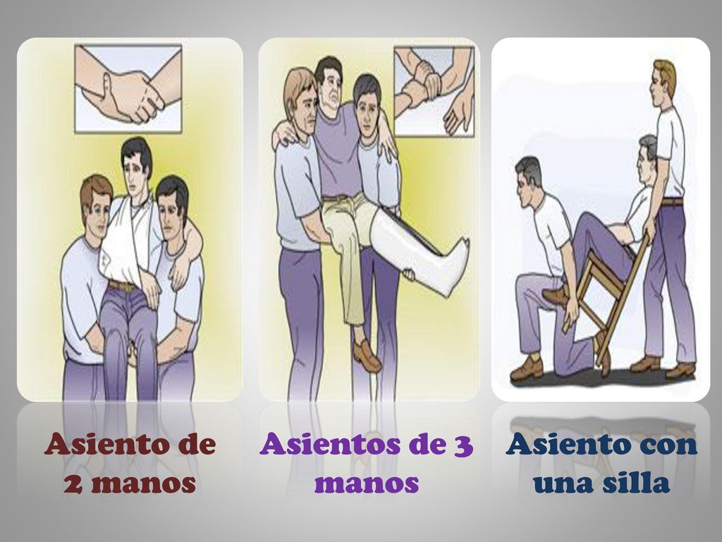 Asiento de 2 manos Asientos de 3 manos Asiento con una silla