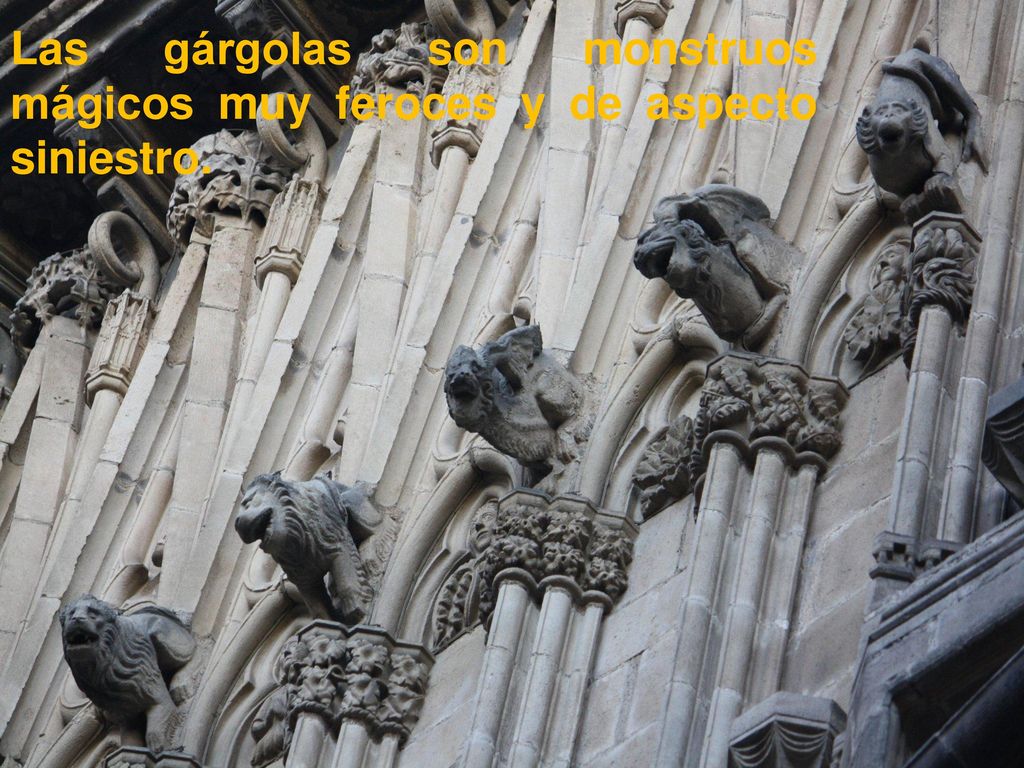 Las gárgolas son monstruos mágicos muy feroces y de aspecto siniestro.