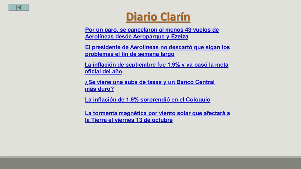 Diario Clarín Por un paro, se cancelaron al menos 43 vuelos de Aerolíneas desde Aeroparque y Ezeiza.
