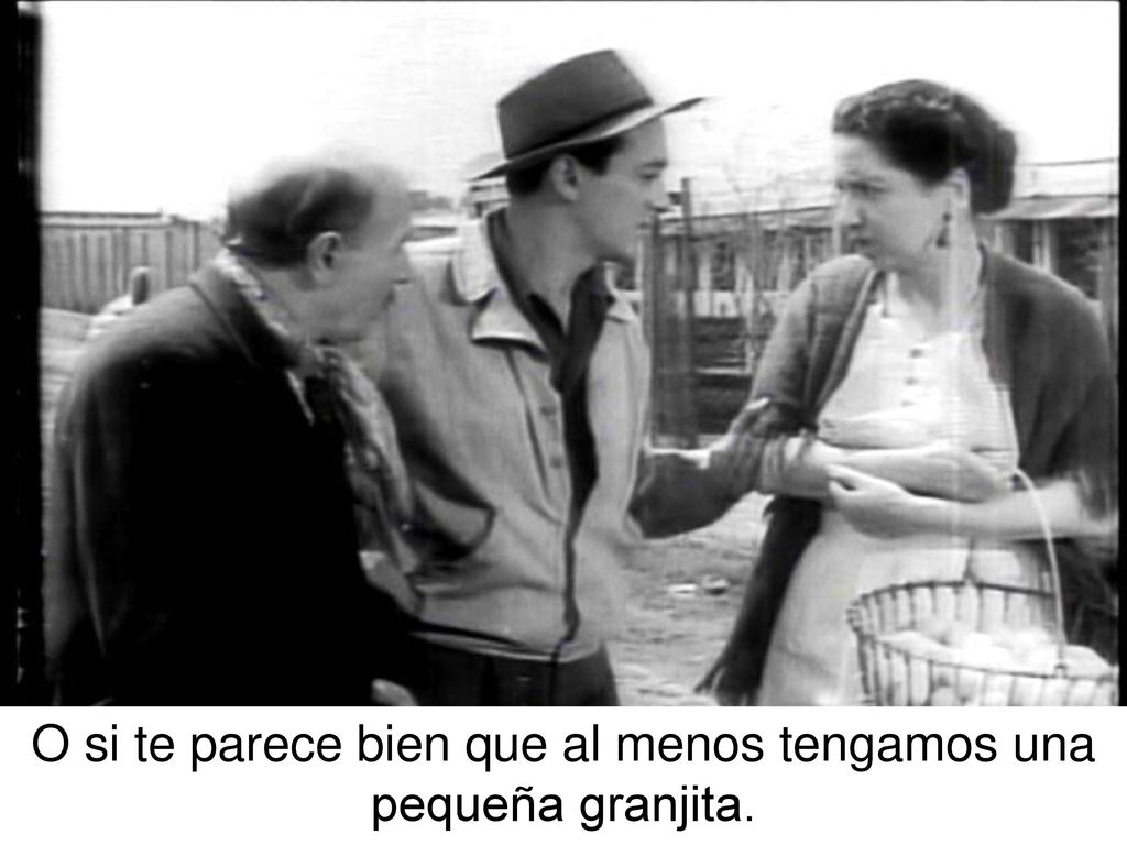 O si te parece bien que al menos tengamos una pequeña granjita.