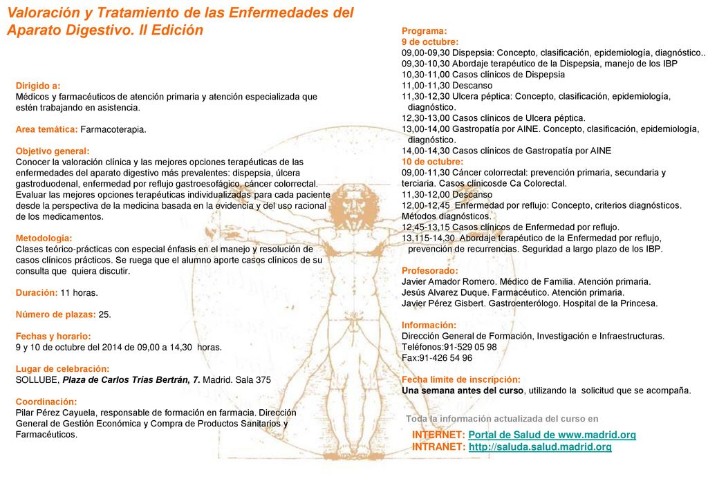 Valoración y Tratamiento de las Enfermedades del Aparato Digestivo