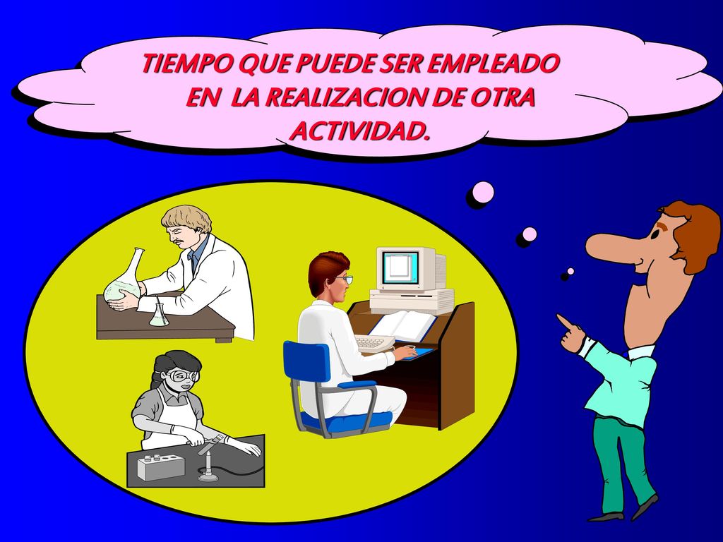 TIEMPO QUE PUEDE SER EMPLEADO EN LA REALIZACION DE OTRA ACTIVIDAD.