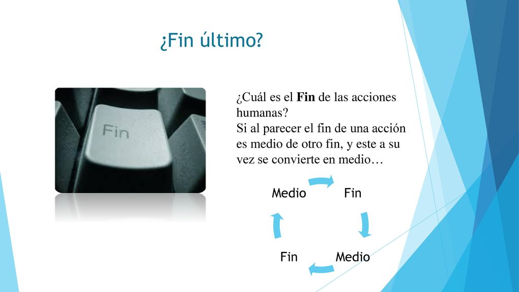 ¿Fin último ¿Cuál es el Fin de las acciones humanas Fin