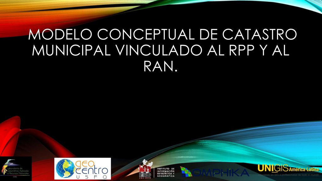 MODELO CONCEPTUAL DE CATASTRO MUNICIPAL VINCULADO AL rpp y al ran.