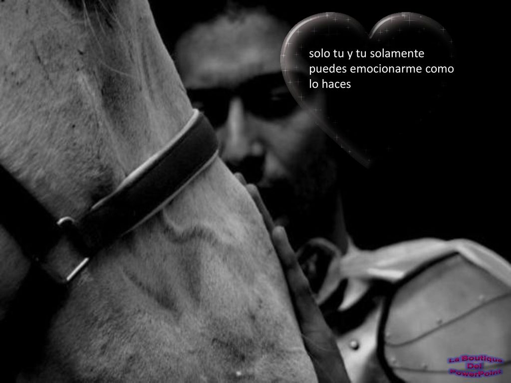 solo tu y tu solamente puedes emocionarme como lo haces