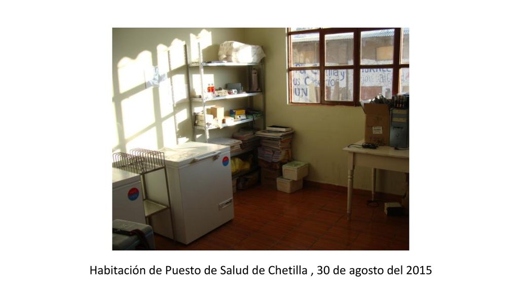 Habitación de Puesto de Salud de Chetilla , 30 de agosto del 2015