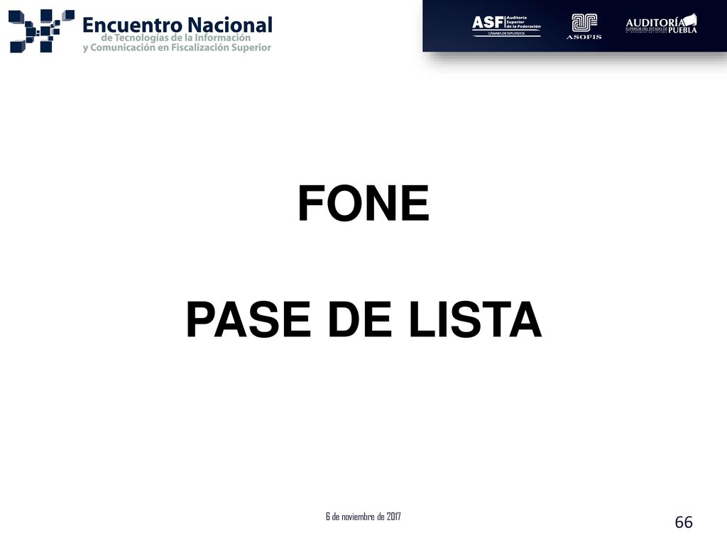 FONE PASE DE LISTA
