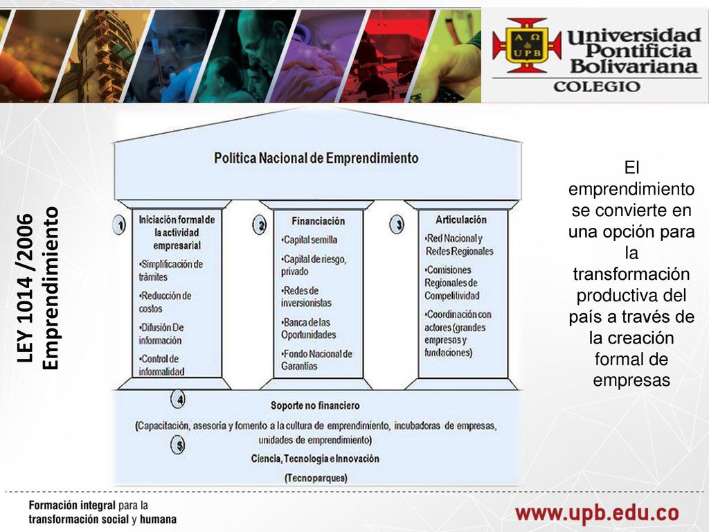 El emprendimiento se convierte en una opción para la transformación productiva del país a través de la creación formal de empresas