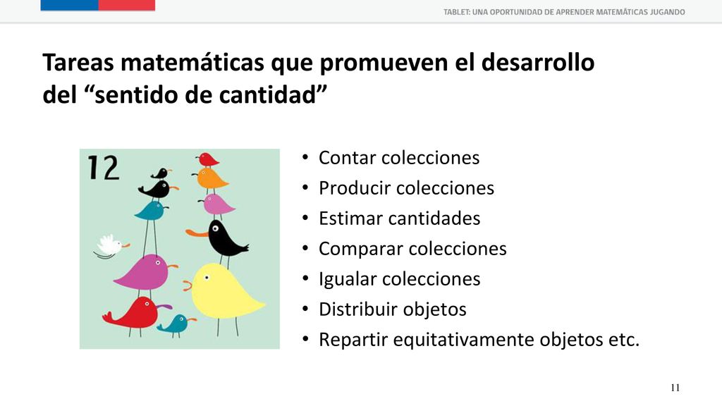 Tareas matemáticas que promueven el desarrollo del sentido de cantidad
