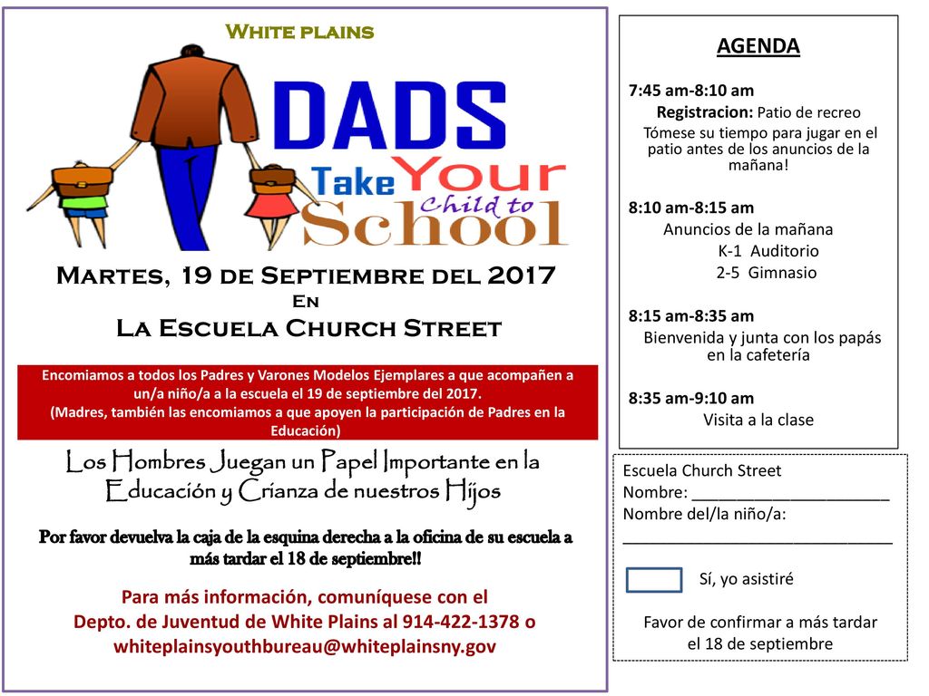 Martes, 19 de Septiembre del 2017 La Escuela Church Street