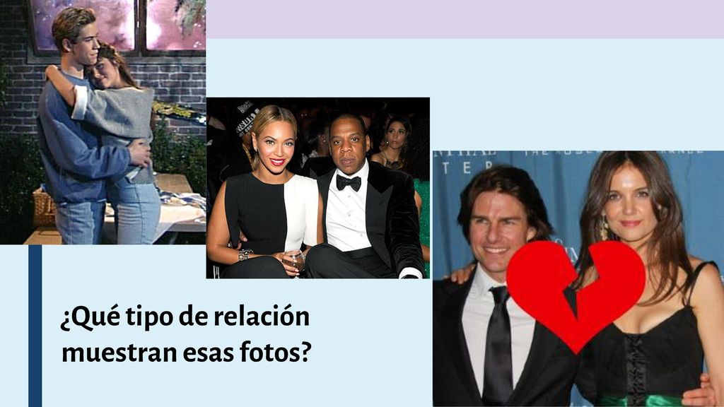 ¿Qué tipo de relación muestran esas fotos