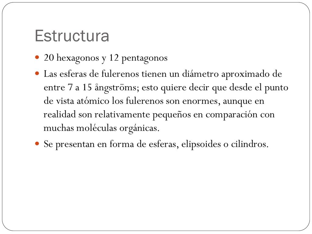 Estructura 20 hexagonos y 12 pentagonos