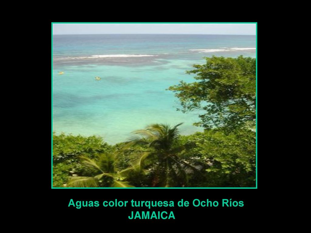 Aguas color turquesa de Ocho Ríos