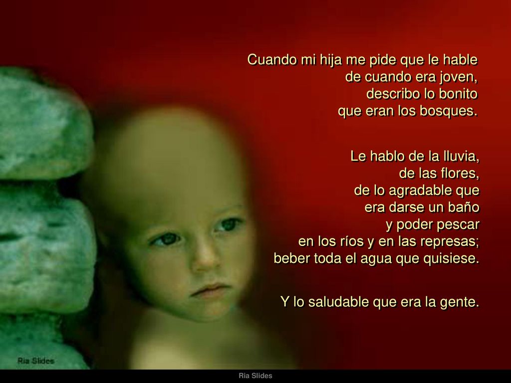 Cuando mi hija me pide que le hable de cuando era joven,