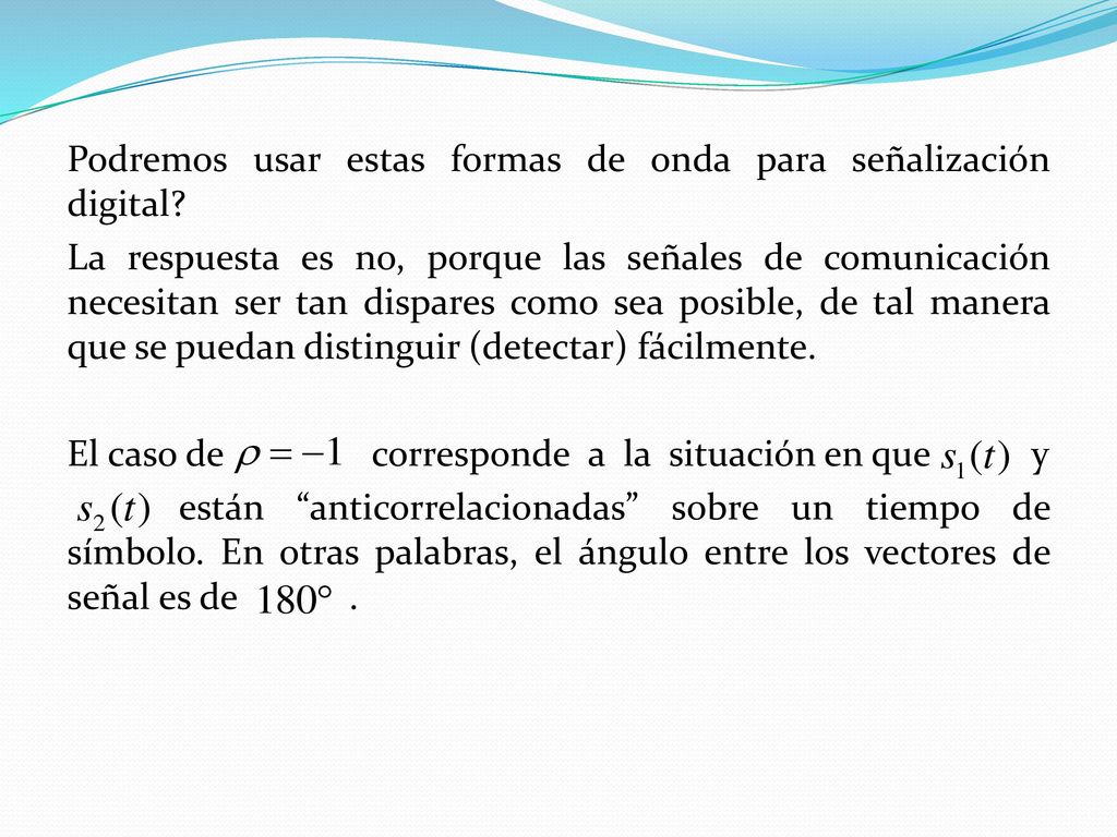 Podremos usar estas formas de onda para señalización digital
