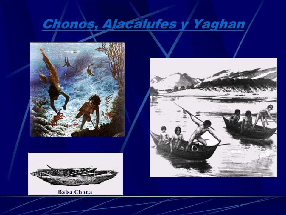 Chonos, Alacalufes y Yaghan
