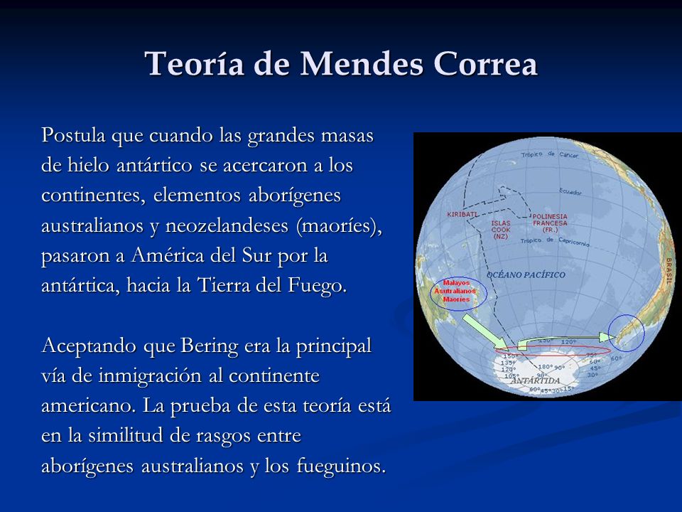 Teoría de Mendes Correa